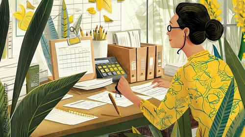 Illustration of Accounts Receivable Clerk's Daily Tasks