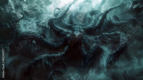 Eldritch Horrors Lurking in the Cthonic Depths of the Netherworld:Malevolent Forces Emanating from the Abyssal Realm,Sinister and Eerie,Macabre and