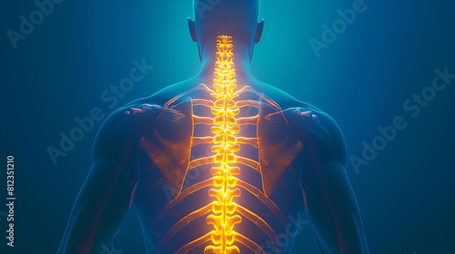 Spinal column, also known as backbone or vertebral column, is a flexible series of vertebrae that make up the back of the human skeleton.