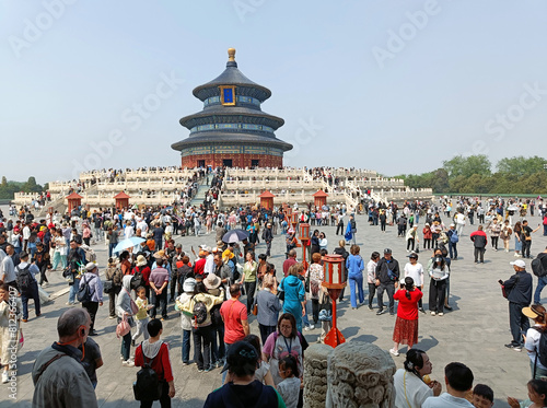 China, Beijing, Tiantan - Temple of Heaven, Qiniandian - Hall of Prayer for Good Harvest