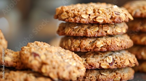 Oat and sezam biscuits, freshly baked