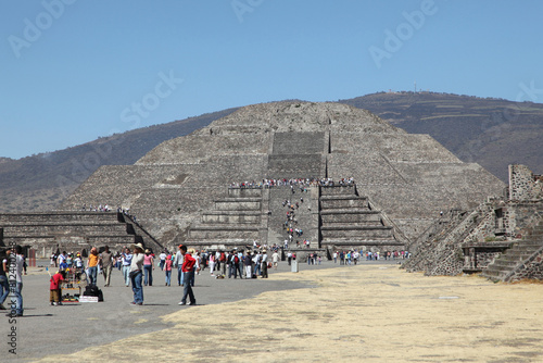 Panoramic view of the Pyramid of the Moon