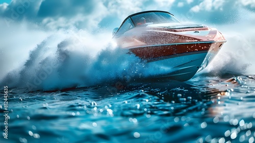 Exhilarating High Speed Boat Competition on the Open Waters