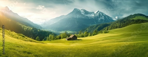 Alpine Euphoria: A Majestic Springtime Journey Through Blooming Meadows in the Alps