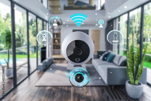 Safeguard your vigilant home with integrated surveillance, maintaining a camera-net alert system through video technology and Ethernet, enhanced by photography and maintenance.