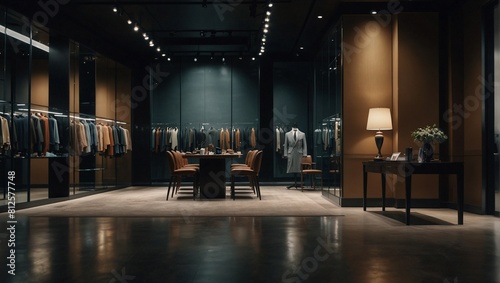 photo of a luxury boutique with a classic style made by AI generative