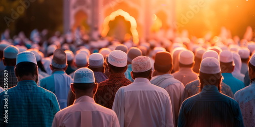 A symbolic of the unity and brotherhood among Muslims during Eid