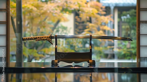 The Soul of Japan: Japanese Swords and Autumn Leaves,日本の魂 日本刀と紅葉、Generative AI 