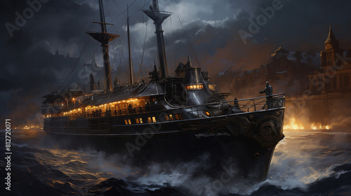 ship in the night 19th century 