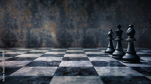Chess games, tense chess battles,チェスゲーム,緊迫するチェス同士の戦い、Generative AI
