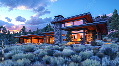Beautiful Utah Home Design: Exterior View