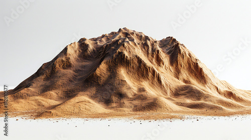 Desert Sand Dune Isolated