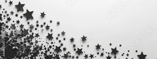  Simple star shapes scattered around the edges of the page with a blank center for symbol or text.