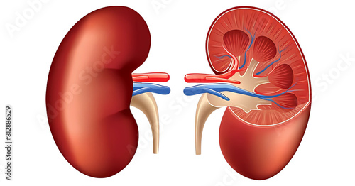 3D model of human kidneys