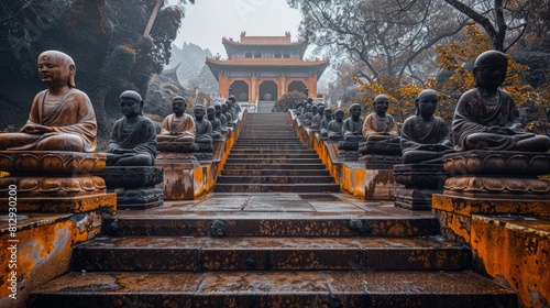 The Xiaoling Tomb of the Ming Dynasty in Nanjing China a grand mausoleum complex honoring the Ming dynastys founding emperor known for its Path of the