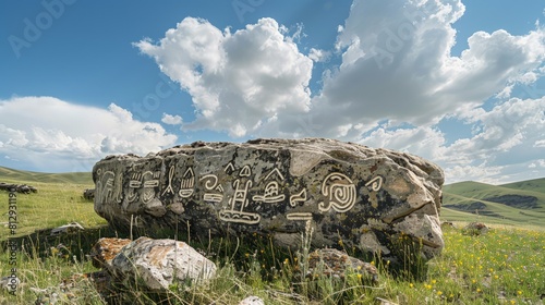 The Tamgaly Petroglyphs in Kazakhstan an open-air museum featuring thousands of rock carvings that date back to the second millennium BC offering insi