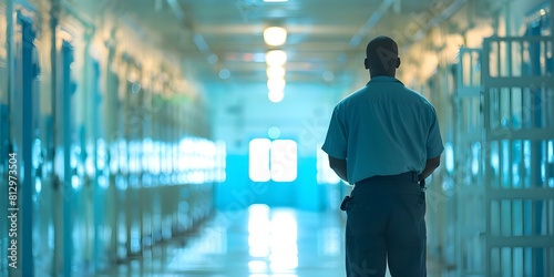 Warden reflects on inmate experiences and ethical concerns in the penal system. Concept Penal System Ethics, Inmate Experiences, Warden Reflections