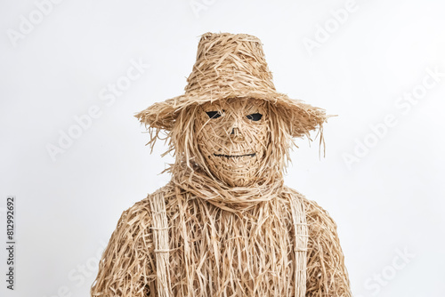 Faceless Straw Scarecrow