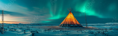 Inuit tent in the ice - Inuit Zelt im Eis