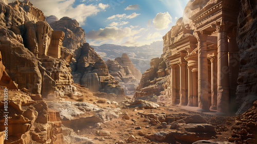 The Treasury in Petra, Jordan