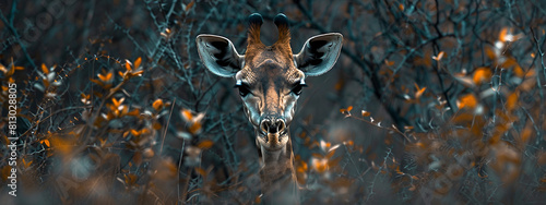cute giraffe illustration