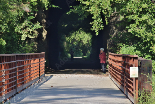 Tunnel on the Katy Trail in Rocheport, Missouri