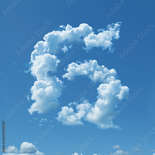 구름 숫자 6