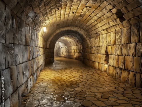 medieval castle underground sewer system