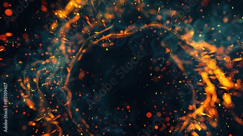 abstract nebular galaxy theme background, futuristic space, Generative Ai
