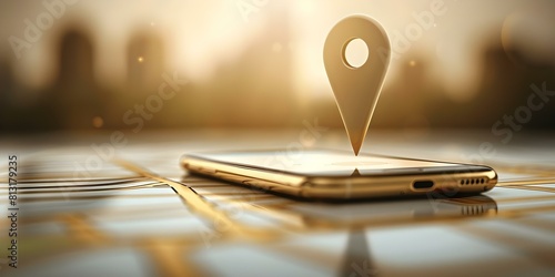 App uses geospatial data on smartphones to authenticate users based on location. Concept Geospatial Authentication, Mobile Security, Location-based Verification