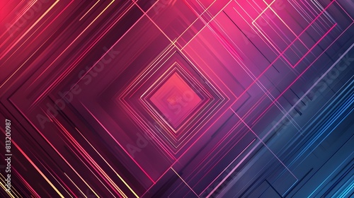 Background Abstract technology geometric overlapping hi speed line movement. AI Generative