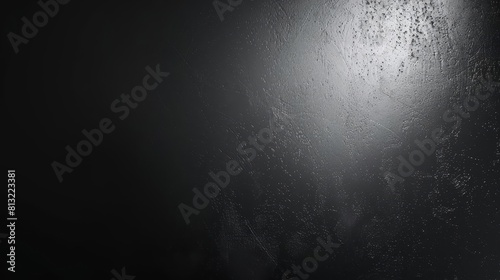 grainy gray gradient background with glowing light and noisy texture abstract banner design