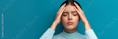 A cluster headache is an uncommon type of headache. It is one-sided head pain that may involve tearing of the eyes, a droopy eyelid, and a stuffy nose