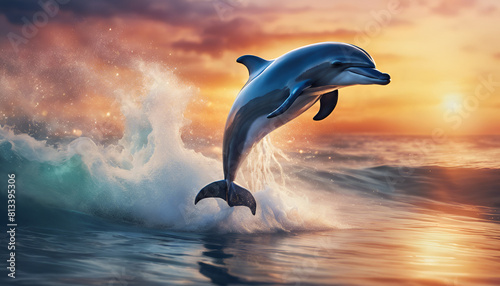 dolphin jumps