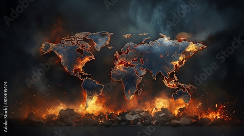 The world is on fire. Global warming is real. We need to act now to save our planet.
