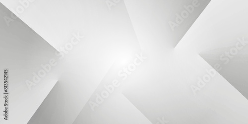 Abstract white and gray background with lines. Gradient color abstract modern luxury background for design. Geometric Triangle motion Background illustrator pattern style. 