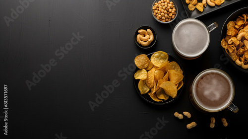 a group of snacks on a table