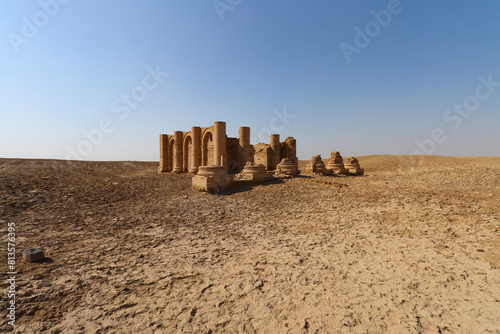 Scenic view of Minaret mosque in Samarra in Iraq