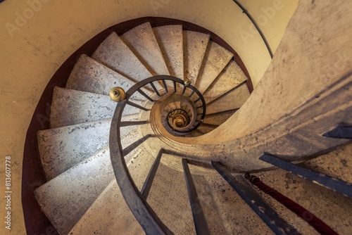 Spiral staircase in Basilica Santa Maria Maggiore in Rome