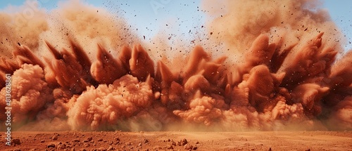 Simulated explosion of a reactive dust cloud in a controlled environment