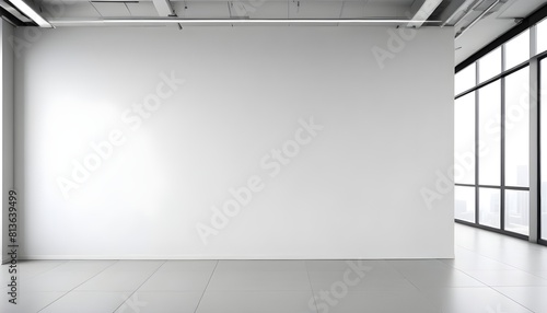 A room with no furniture or decoration, featuring a plain white wall