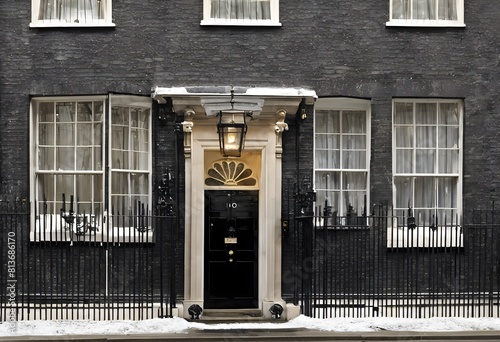 A view of Downing Street in London