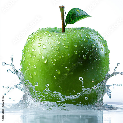 jabłek, owoc, zieleń, jedzenie, swiezy, woda, zdrowa, izolowany, dieta, mokry, biała, soczysty, kropla, zdrowie, dojrzałe, charakter, kropla, słodki, bezczelność, naturalny, jabłek, odzywianie, dopełn