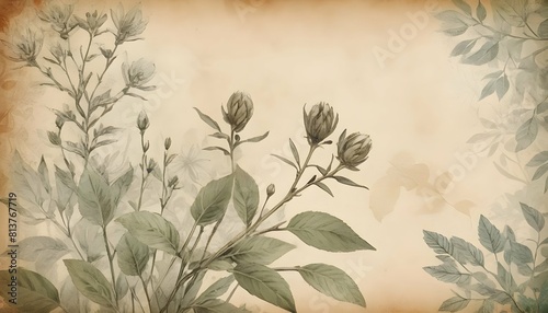 Illustrate a vintage inspired background with fade