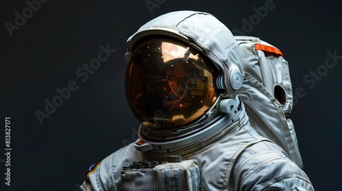  an astronaut wearing a spacesuit 