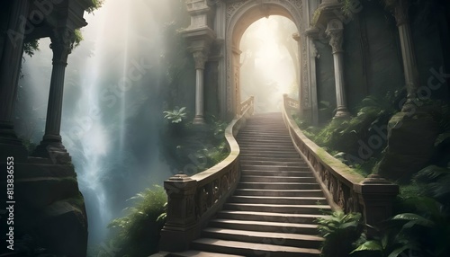 An ethereal staircase ascending to the gates of pa upscaled_4