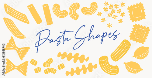 Pasta Shapes Illustration