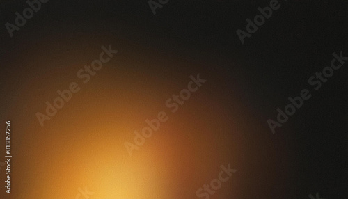 Black orange grainy noise grungy empty space or spray texture , a rough abstract background gradient. Decoration and design. AI Generated