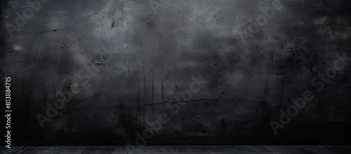 A grungy dark wallpaper with a black background texture adds an intriguing element to a copy space image