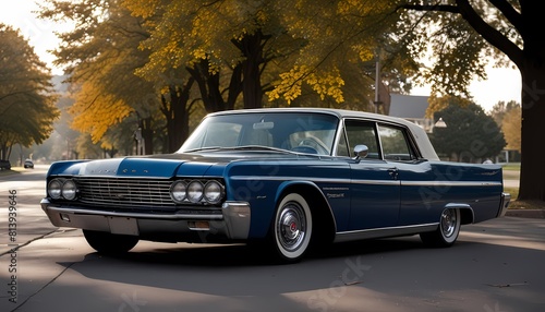 Lincoln Continental 1961. Generative AI, Generative, AI